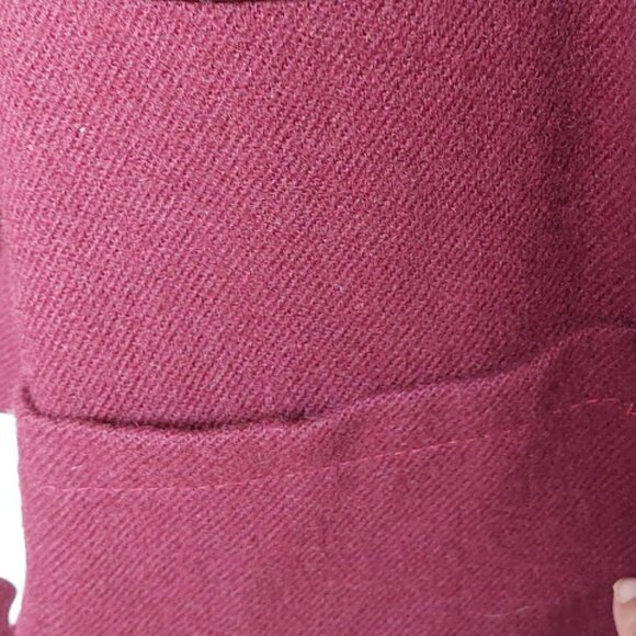 LONDON FOG VINTAGE WOOL Lined Gray Belted Trench Coat Men Size 42 R - Picture 12 of 14